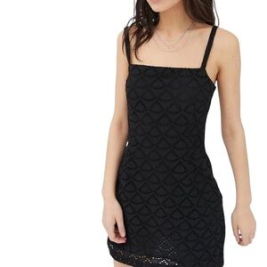 Urban Outfitters Wilma Eyelet Bodycon Mini Dress Casual Short Women’s Size XS